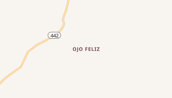 Ojo Feliz, New Mexico map