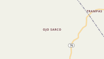 Ojo Sarco, New Mexico map