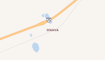 Onava, New Mexico map