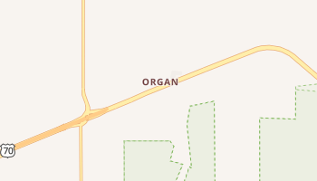 Organ, New Mexico map