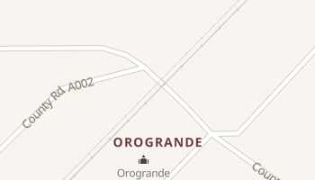 Orogrande, New Mexico map