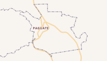 Paguate, New Mexico map