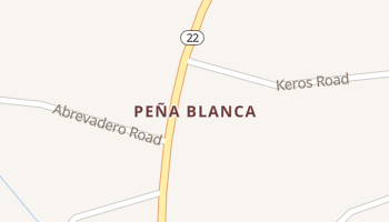 Pena Blanca, New Mexico map