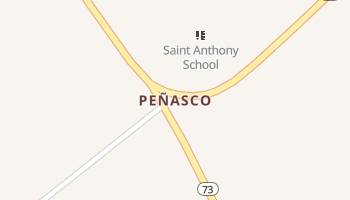 Penasco, New Mexico map