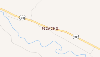 Picacho, New Mexico map