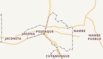 Pojoaque, New Mexico map