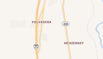 Polvadera, New Mexico map