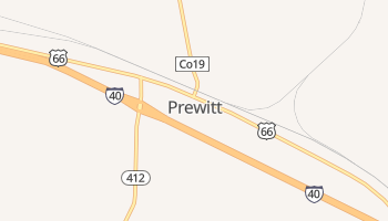 Prewitt, New Mexico map