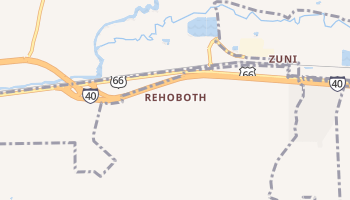 Rehoboth, New Mexico map