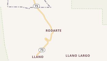 Rodarte, New Mexico map