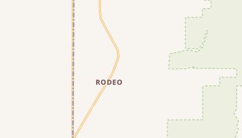 Rodeo, New Mexico map