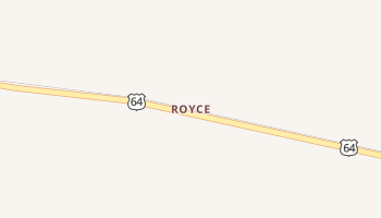 Royce, New Mexico map