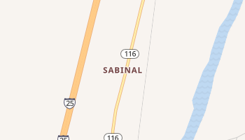Sabinal, New Mexico map