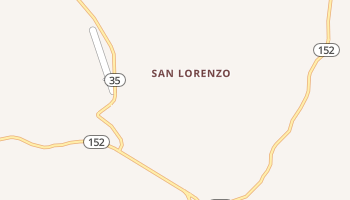 San Lorenzo, New Mexico map
