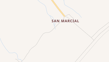 San Marcial, New Mexico map