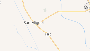 San Miguel, New Mexico map