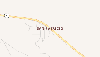 San Patricio, New Mexico map