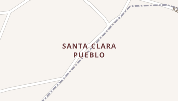 Santa Clara Pueblo, New Mexico map