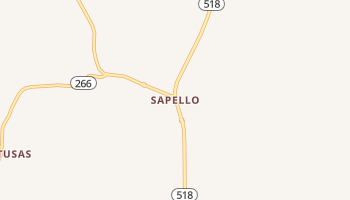 Sapello, New Mexico map