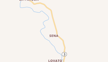 Sena, New Mexico map