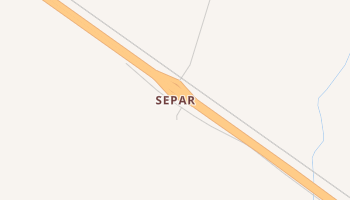 Separ, New Mexico map