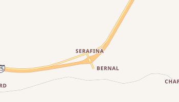 Serafina, New Mexico map