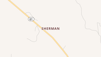 Sherman, New Mexico map
