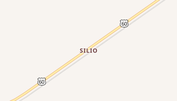 Silio, New Mexico map