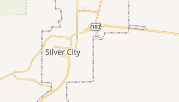 Silver City, New Mexico map