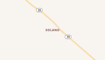 Solano, New Mexico map