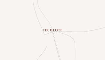Tecolote, New Mexico map