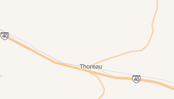 Thoreau, New Mexico map
