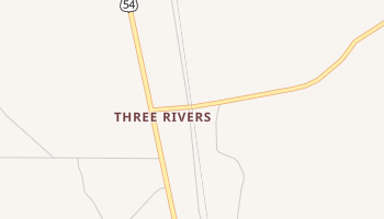 Three Rivers, New Mexico map