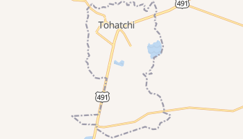 Tohatchi, New Mexico map