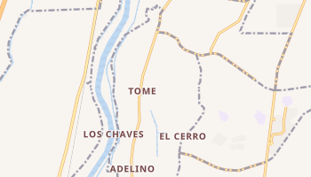 Tome, New Mexico map