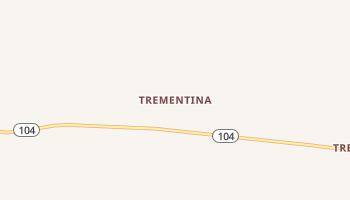 Trementina, New Mexico map