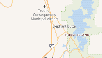 Truth or Consequences, New Mexico map