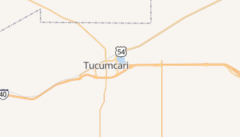 Tucumcari, New Mexico map