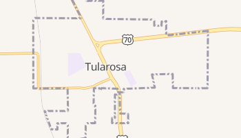 Tularosa, New Mexico map