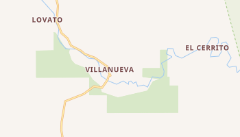 Villanueva, New Mexico map
