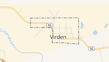 Virden, New Mexico map