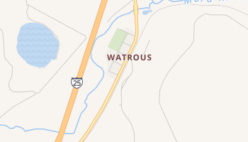 Watrous, New Mexico map