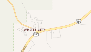 Whites City, New Mexico map