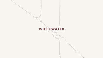 Whitewater, New Mexico map