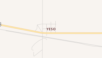 Yeso, New Mexico map