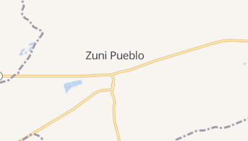 Zuni, New Mexico map