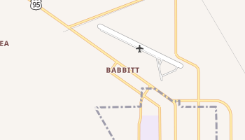 Babbitt, Nevada map