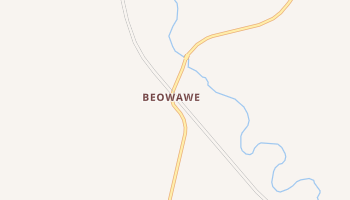 Beowawe, Nevada map