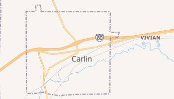 Carlin, Nevada map