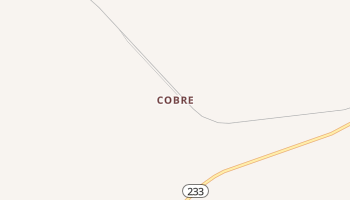 Cobre, Nevada map